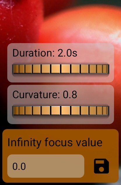 Focus pull settings