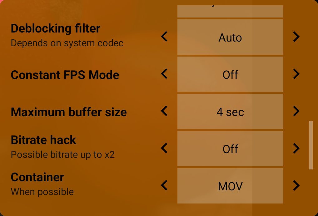 Maximum buffer size